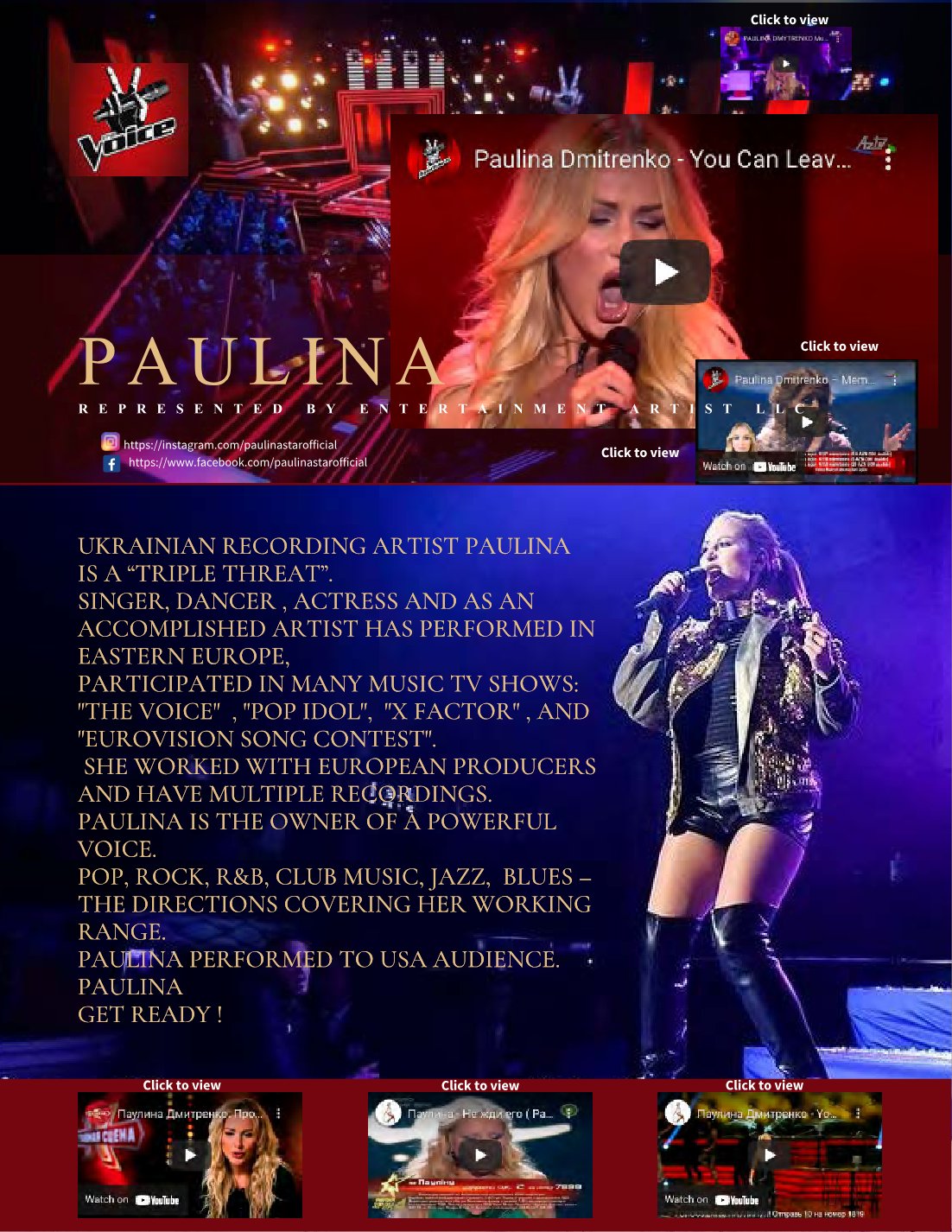 Paulina electronic press kit