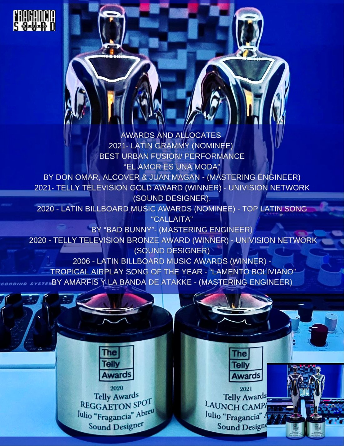 Fragancia Sound awards