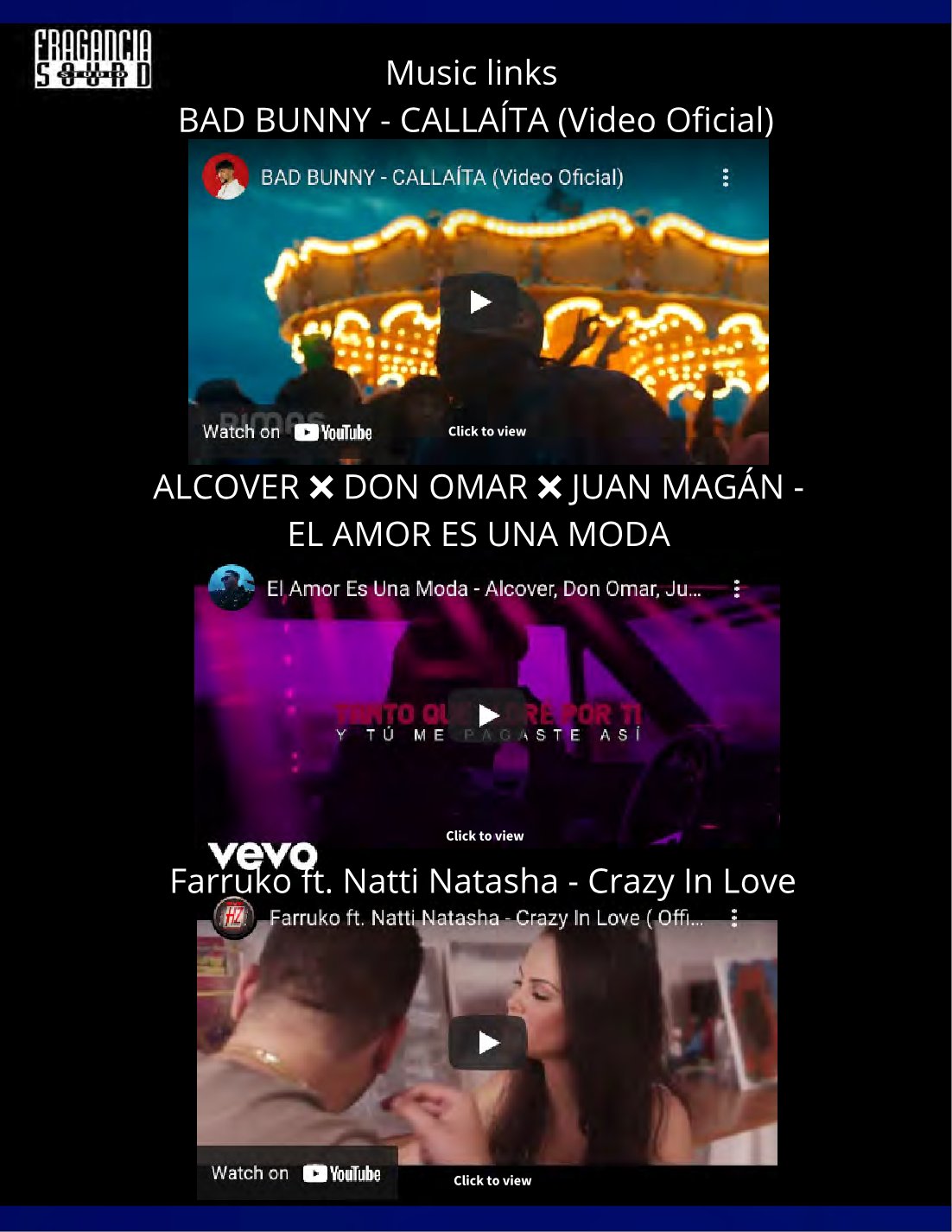 Callaita, Don Omar and Farruko credits
